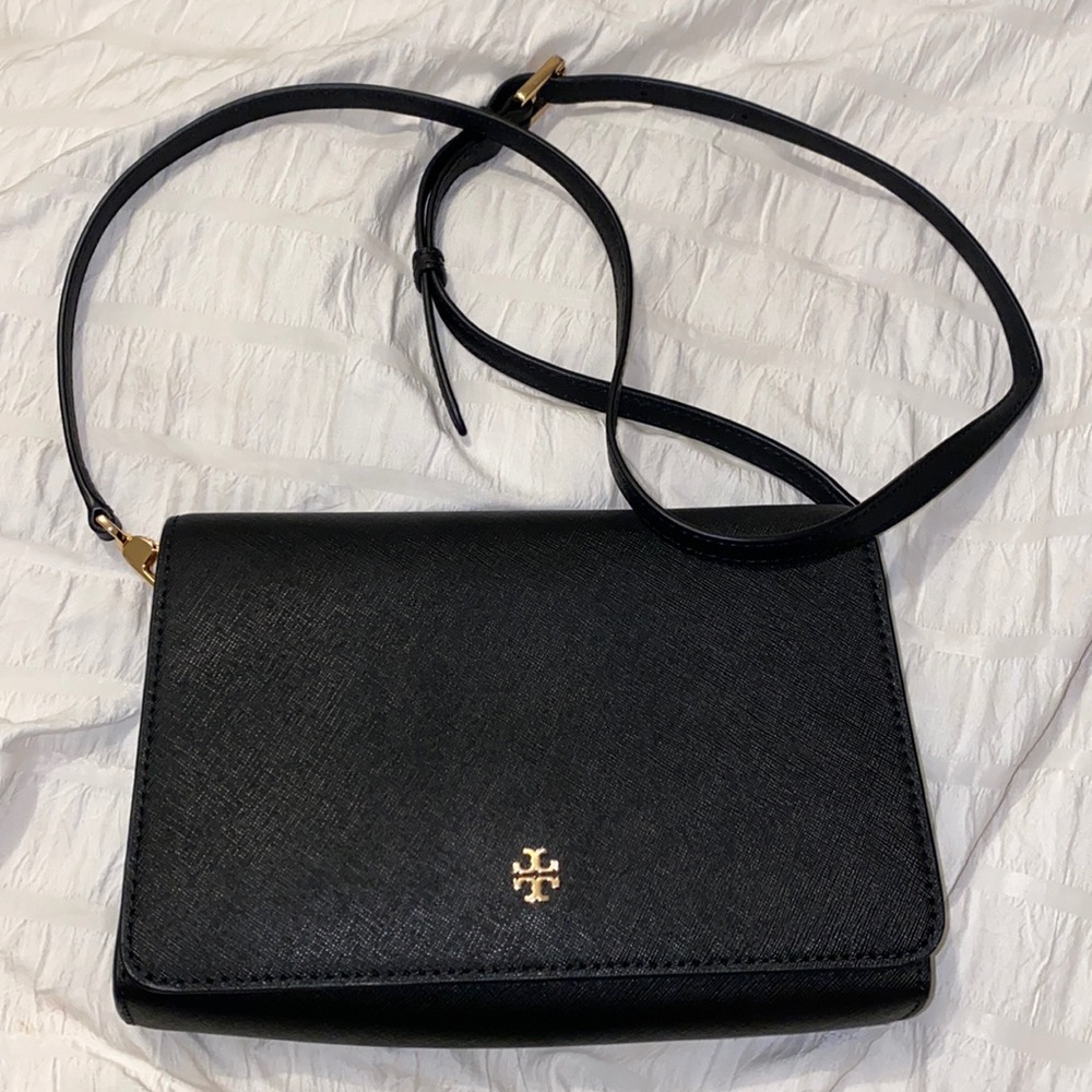 brand new tory burch black crossbody